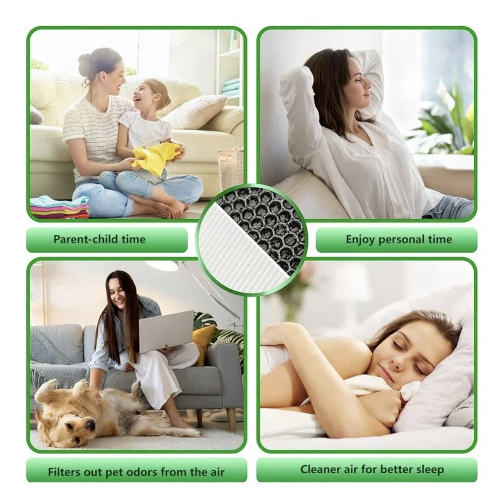 Core 300 H13  HEPA Filter Replacement for LEVOIT P350 300-RAC‎ Air Purifier B-P
